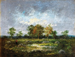 Купить картину пейзаж художника от 184 грн: Фигура на лесной поляне