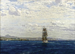 ₴ Купить картину море художника от 175 грн.: Отплывая от крепости Килитбахир в Дарданеллах, Турция