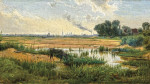 ₴ Картина пейзаж художника от 159 грн.: Дюссельдорф