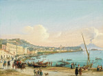 ₴ Купить картину море художника от 180 грн.: Вид на гавань Неаполя