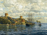 ₴ Купить картину море художника от 184 грн.: Вид Босфора с Румелихисаром