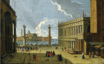 ₴ Картина городской пейзаж художника от 157 грн.: Венеция, вид Пьяццы