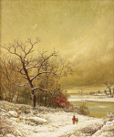₴ Репродукция пейзаж от 232 грн.: Прогулка зимой