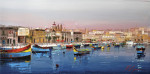 ₴ Репродукция городской пейзаж от 369 грн.: Марсашлокк, Мальта