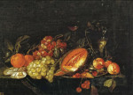 ₴ Репродукция натюрморт от 301 грн.: Натюрморт с фруктами