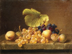 ₴ Репродукция натюрморт от 317 грн.: Натюрморт с виноградом