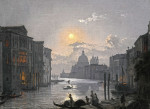 Городской пейзаж: Венция, вид Большого канала с дворцом Кавалли Франкетти и Санта Мария делла Салюте