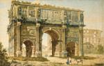 Купить картину городской пейзаж: Вид арки Константина в Риме