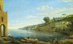 Картина городской пейзаж от 167 грн.: Неаполь, вид виллы Мартинелли в Позиллипо