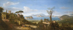 Городской пейзаж: Вид на бухту Позуолли возле Неаполя, смотря в направлении порта Байя, с островами Нисида, Прочида, Искья