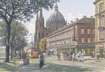 Купить картину городской пейзаж: Вид на кафедральный собор