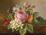 ₴ Репродукция натюрморт от 241 грн.: Натюрморт с розами