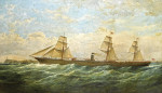 ₴ Купить картину море художника от 147 грн.: "Город Сан-Франциско" расположенный в непосредственной близости от маяка Кейп-Пайн