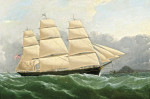 ₴ Купить картину море художника от 166 грн.: Клипер "Challenge" прибывающий с побережья Англии под полным парусом