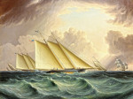 Купить картину морской пейзаж: Гонка в гавани Нью-Йорка