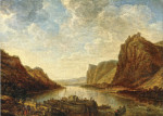 ₴ Репродукция пейзаж от 229 грн.: Вид на Рейн возле Хаммерштайн