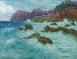 Купить картину морской пейзаж: Буря, Кала де Сант Висент