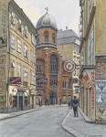 ₴ Картина городской пейзаж художника от 189 грн.: Старая церковь
