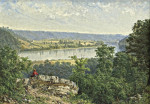₴ Репродукция пейзаж от 223 грн.: Река Гудзон