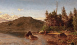 ₴ Репродукция пейзаж от 199 грн.: Озеро Адирондак