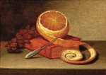 ₴ Картина натюрморт художника от 194 грн.: Апельсин и книга