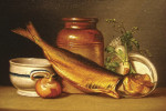 ₴ Картина натюрморт художника от 184 грн.: Натюрморт с рыбой