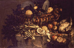 ₴ Репродукция натюрморт от 211 грн.: Натюрморт с овощами и олениной