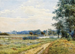 Купить картину пейзаж: Река Аус в Хемингфорд-Грей, Кембриджшир