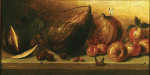 ₴ Репродукція натюрморт від 230 грн.: Натюрморт з фруктами та метеликами