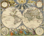 Древние карты мира: Новая карта мира