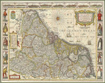 Древние карты мира: Новая карта XVII провинций Нижней Германии