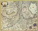 ₴ Древние карты высокого разрешения от 381 грн.: Герцогство Гелдерланд и графство Зютфен