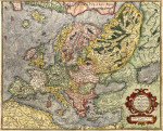 Древние карты мира: Европа