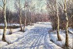 ₴ Репродукция пейзаж от 217 грн.: Зимний пейзаж