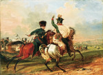 ₴ Картина батального жанра художника от 180 грн.: Лейтенант Лауристон в битве при Амштеттене