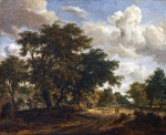 ₴ Картина пейзаж известного художника от 259 грн.: Пейзаж с лесной дорогой