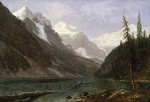₴ Репродукция пейзаж от 223 грн.: Канадские Скалистые горы, озеро Луиз