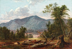 ₴ Репродукция пейзаж от 217 грн.: Горы Катскилл около Шандакен