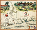 ₴ Стародавні карти високої роздільної здатності від 253 грн.: Бразилія та Ріо Гранде