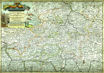 Древние карты мира: Карта германского уезда Гессен-Кассель в центральной Германии