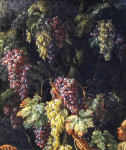 ₴ Репродукция натюрморт от 232 грн.: Гроздья винограда вокруг ствола дерева