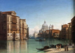 ₴ Репродукция городской пейзаж от 301 грн.: Вид на канал Гранде в Венеции