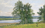 Купить картину от 90 грн. пейзаж: Возле реки Ока