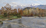 Купить картину от 90 грн. пейзаж: Горная река