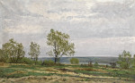 Купить картину от 90 грн. пейзаж: Весна реке Ока