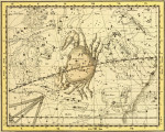 ₴ Древние карты высокого разрешения от 253 грн.: Небесный атлас, созвездие Рак