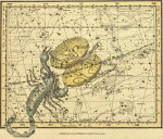 Древние карты в высоком разрешении: Небесный атлас, созвездия Весы, Скорпион