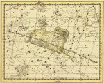 ₴ Древние карты высокого разрешения от 253 грн.: Небесный атлас, созвездия Овен, Северная Муха