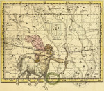 ₴ Стародавні карти високої роздільної здатності від 271 грн.: Небесний атлас, сузір'я Стрілець, Південна Корона
