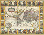 ₴ Древние карты высокого разрешения от 381 грн.: Новая географическая карта